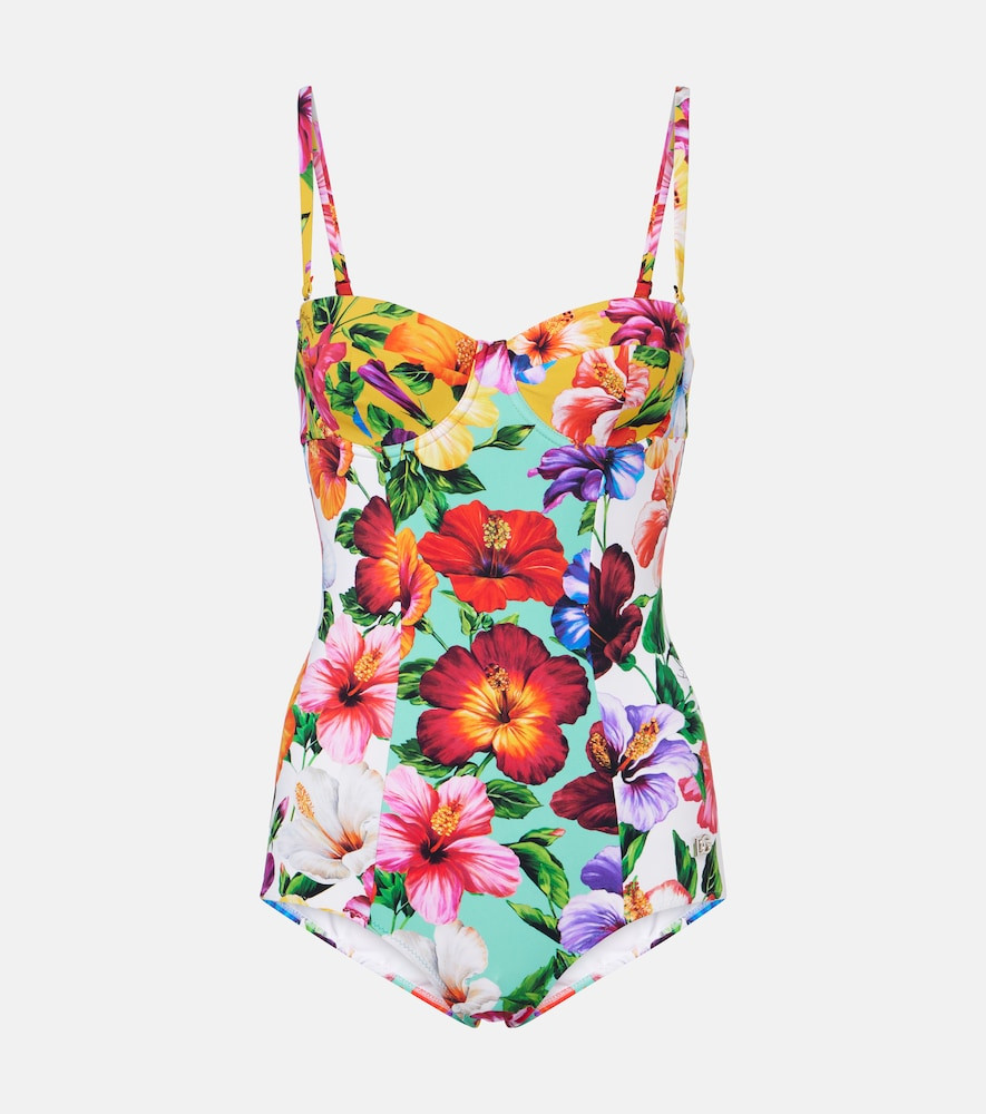 Dolce&Gabbana Floral swimsuit | Mytheresa (US/CA)
