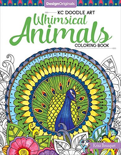 KC Doodle Art Whimsical Animals Coloring Book | Amazon (US)