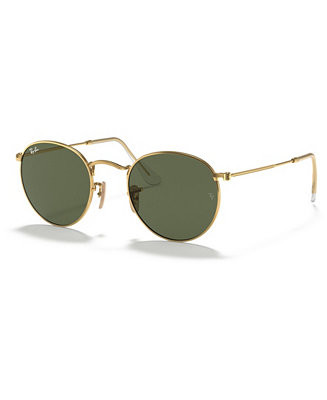 ROUND METAL Sunglasses, RB3447N 53 | Macy's