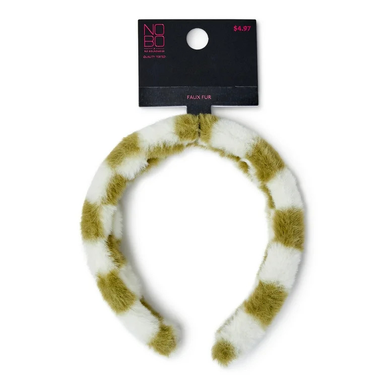 No Boundaries Junior's Faux Fur Headband | Walmart (US)