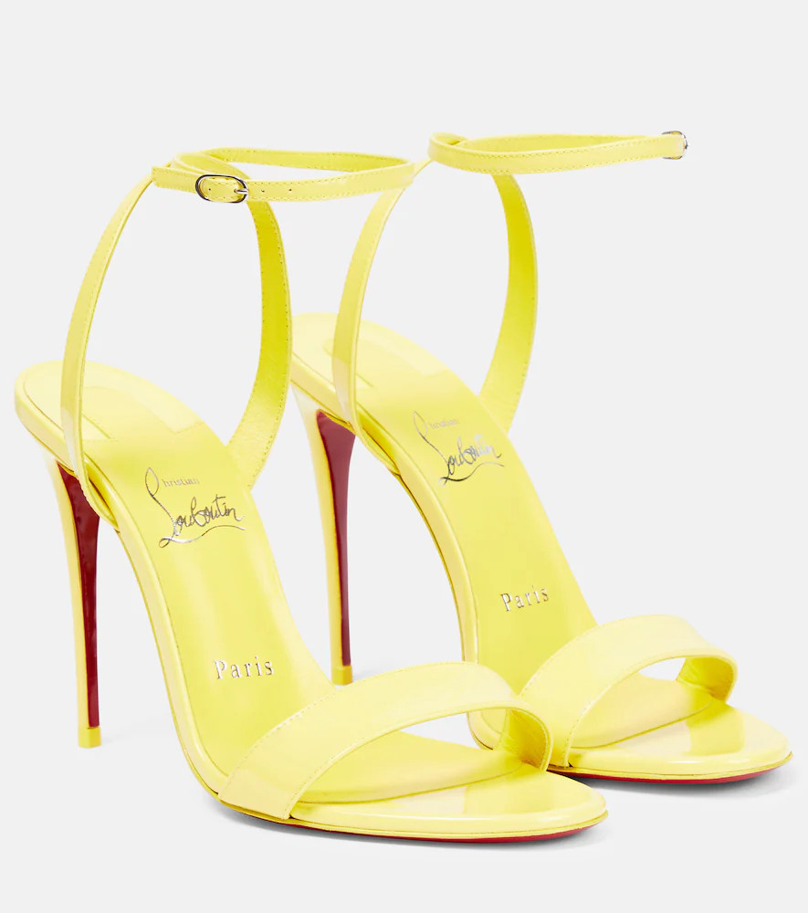 Christian Louboutin Loubigirl 100 patent leather sandals | Mytheresa (US/CA)