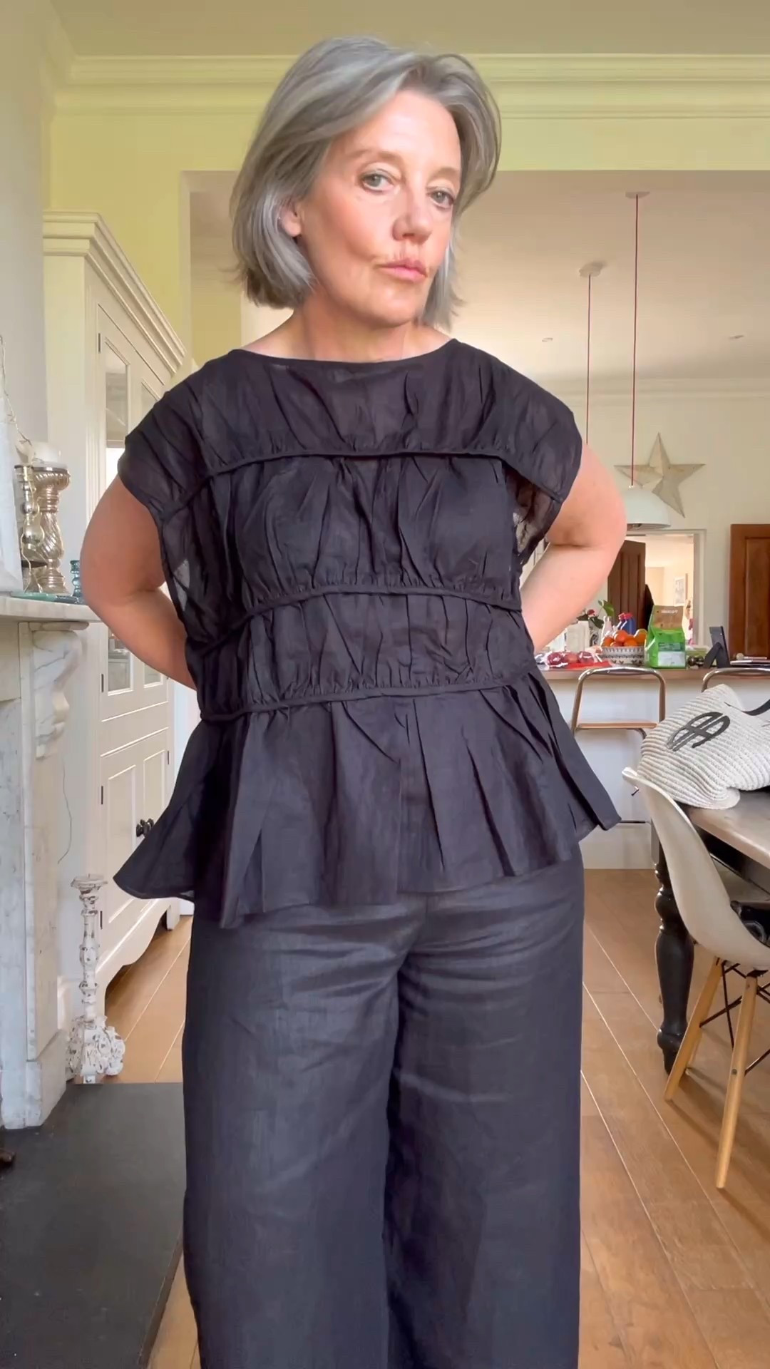 Summer Black with Dissh 🖤💛
Top size uk 10 it’s generous so size down. 
Trousers size 14
Linking similar sandals
Use my Monica Vinader Code (in my insta bio) for 20% off



Linen trousers 
Linen top
Summer outfit 
Holiday outfit 


#LTKover50style #LTKstyletip #LTKsummer