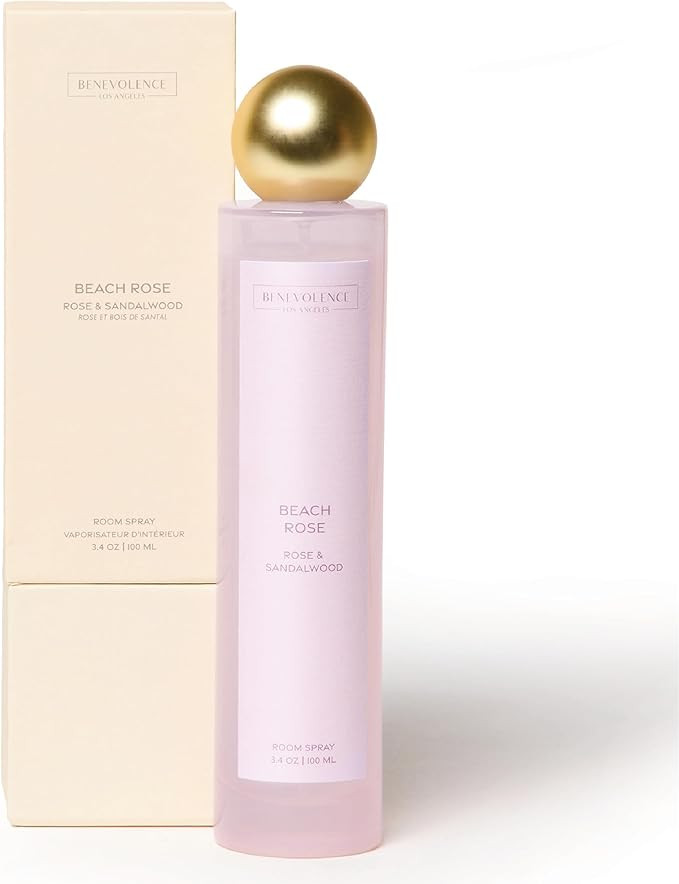 Rose & Sandalwood Room Spray - Benevolence LA Air Freshener & Fabric Freshener Spray for Home & L... | Amazon (US)