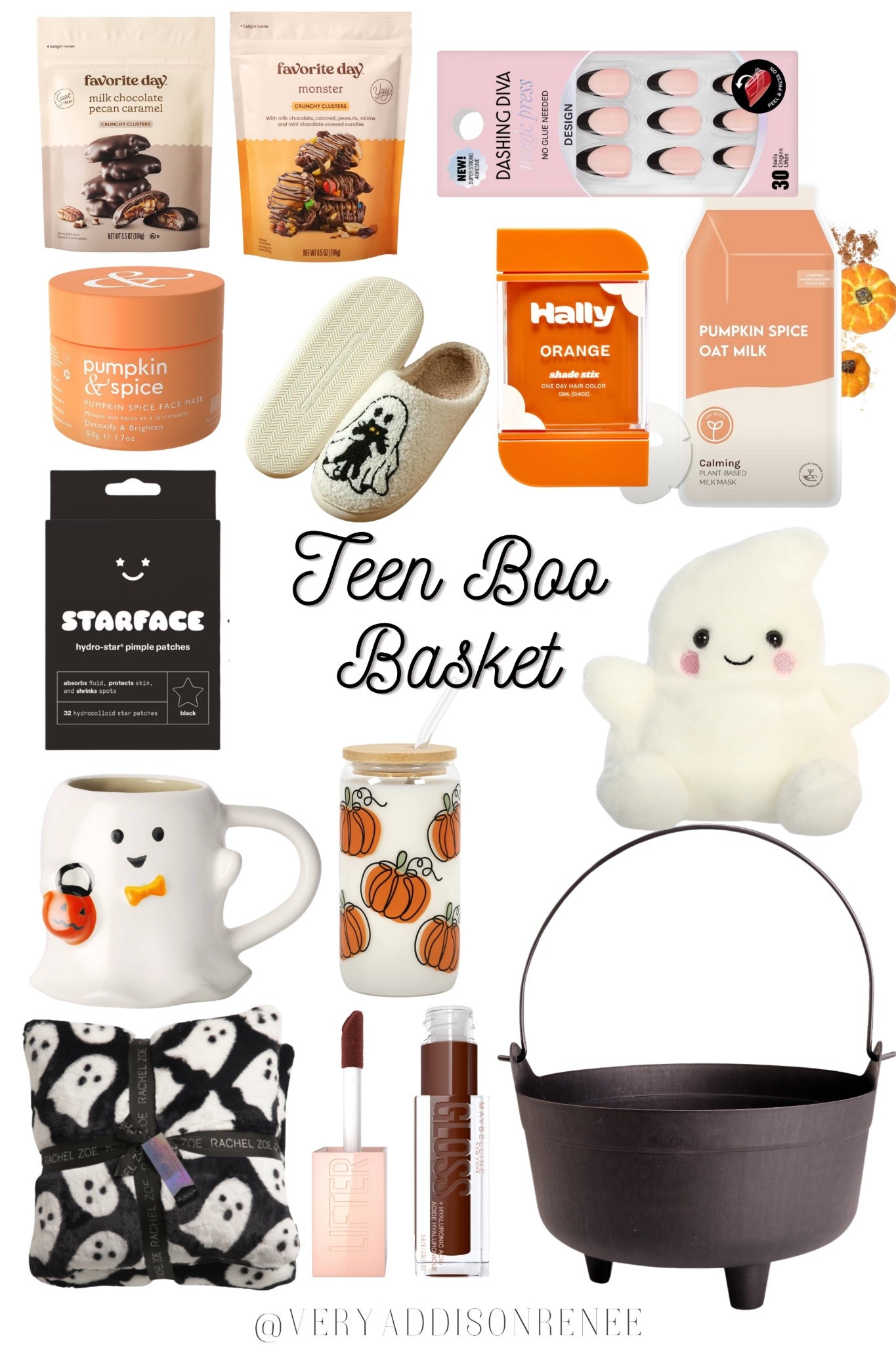 Teen Boo Basket 🎃👻 Halloween Gift Ideas

Spooky cute Halloween finds teens will love cozy slippers, festive snacks, fall self care, and trendy favorites like Starface patches + pumpkin spice treats. Perfect for gifting or building a fun Halloween basket!

#LTKGiftGuide

#LTKU #LTKFindsUnder50 #LTKSeasonal
