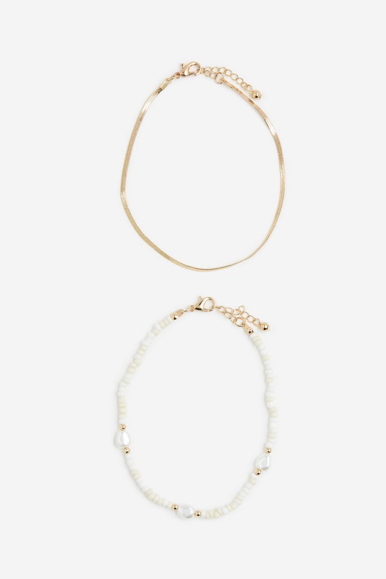 2-pack Anklets | H&M (US + CA)