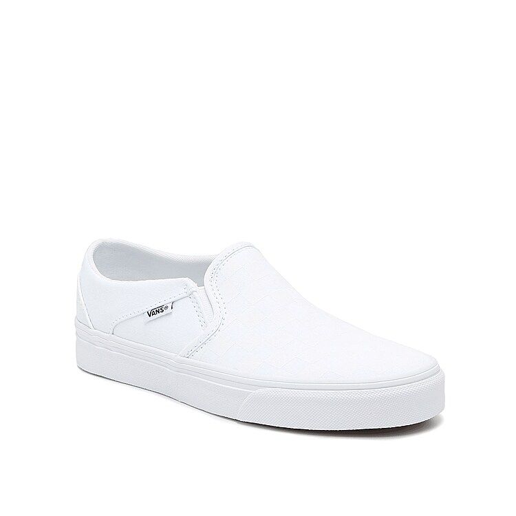 Vans Asher Slip-On Sneaker - Women's - White | DSW