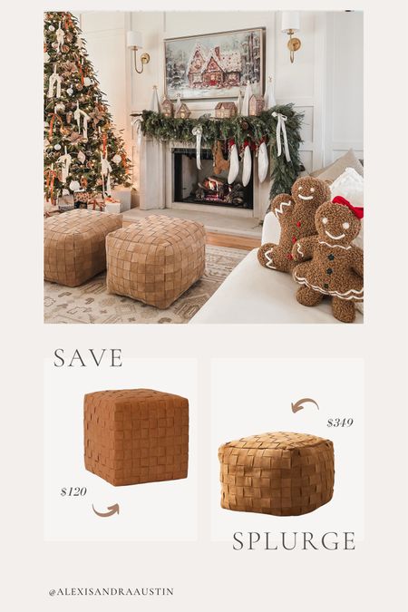 Save or splurge on my living room poufs! Loving the deeper brown tones for the winter 

Home finds, my winter style, living room finds, pouf finds, deal of the day, save or splurge, home decor, furniture faves, my holiday style, cozy Christmas vibes, neutral home, aesthetic finds, Pottery Barn Christmas, pouf dupes, Target, affordable finds, shop the look!

#LTKHoliday #LTKhome #LTKSeasonal