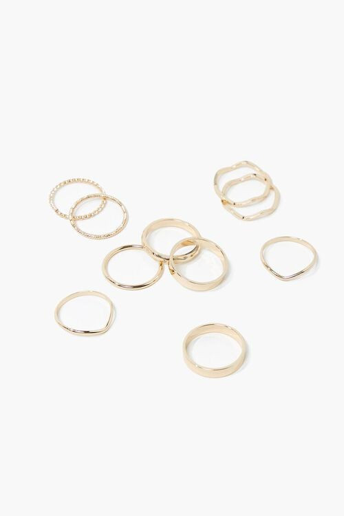 Smooth & Twisted Ring Set | Forever 21 (US)