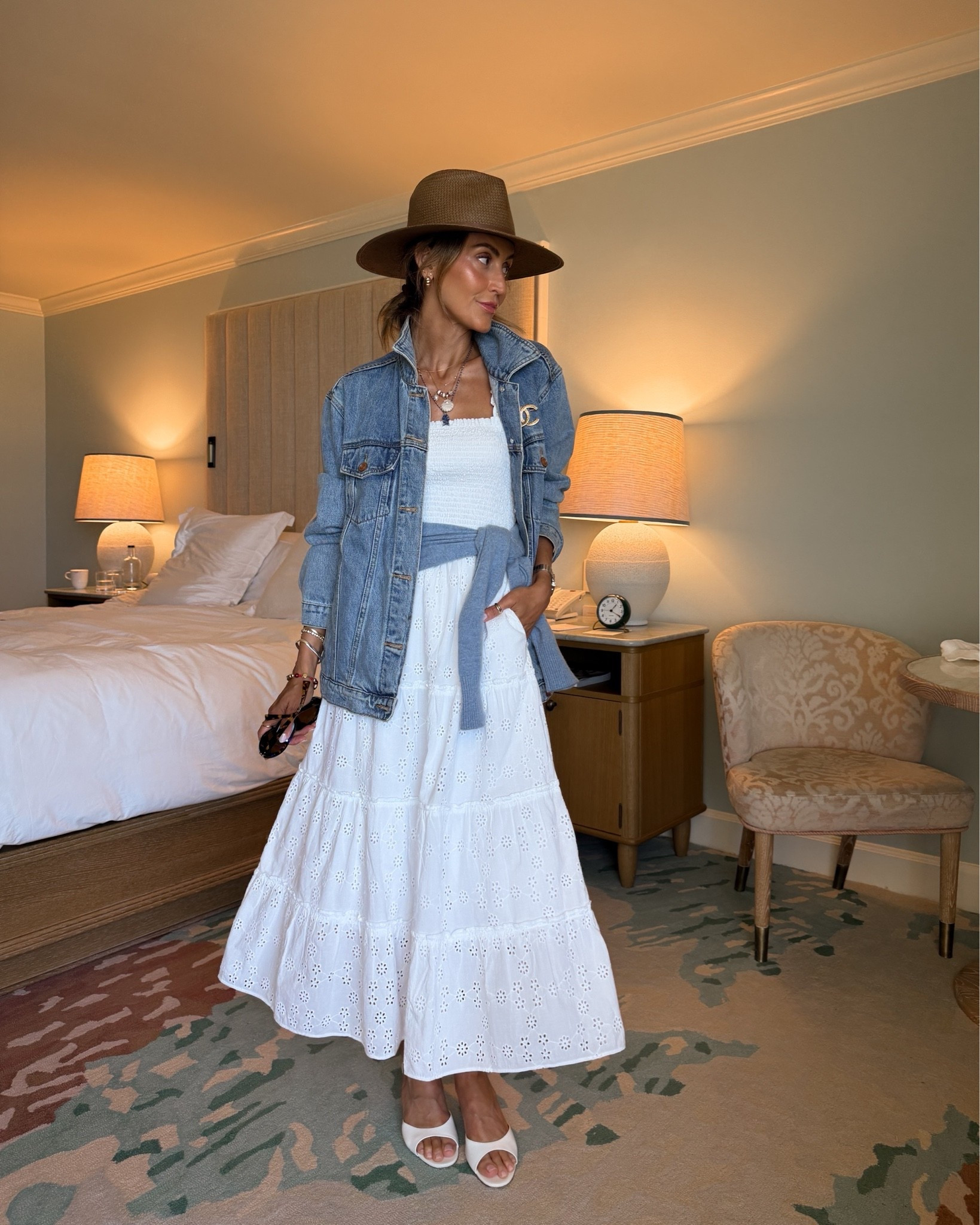 Summer time travel uniform! All of summer staples in one outfit. 
@Quince #quincepartner

#LTKSeasonal #LTKTravel #LTKOver40