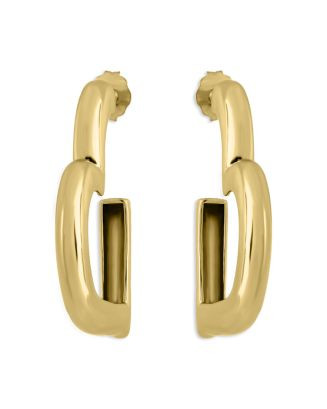 AQUA Gold Plate Open Heart Half Hoop Earrings - Exclusive  | Bloomingdale's Jewelry & Accessories | Bloomingdale's (US)