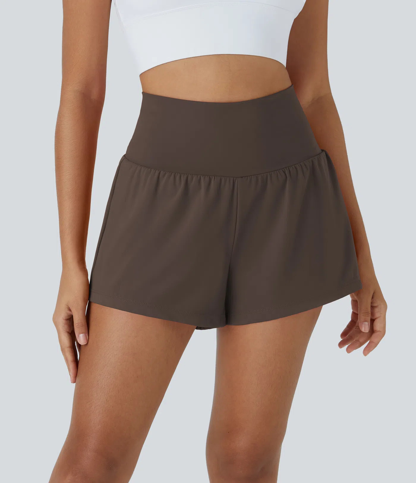 Women’s SoftlyZero™ Airy Super High Waisted Cool Touch Yoga Shorts with Pockets - Halara | HALARA