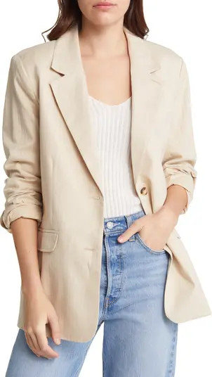 Stripe Cotton Jacquard Blazer | Nordstrom
