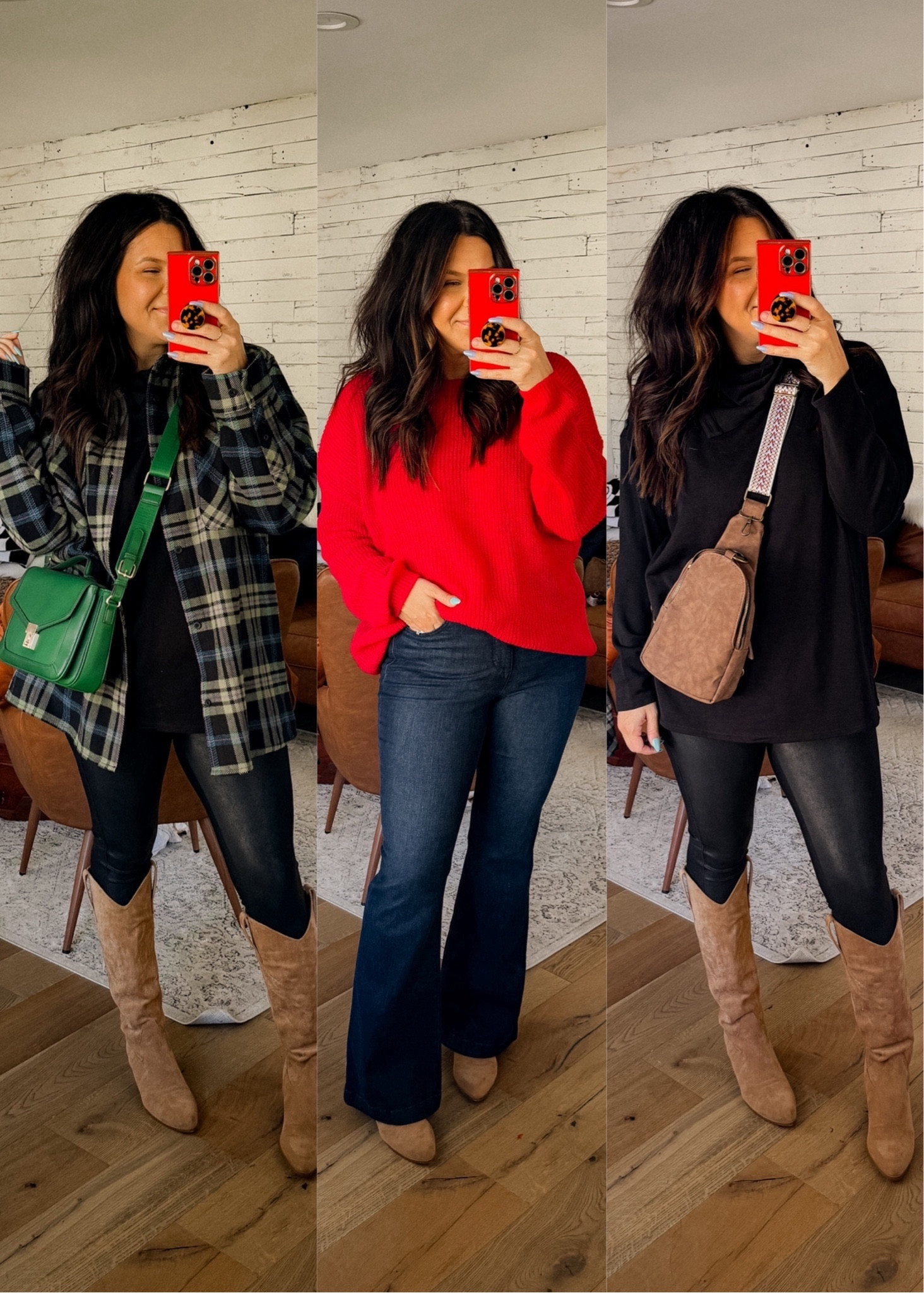 Found some cuuuute affordable fall stuff at Walmart the other day!
Men’s Shacket: (get your true size)
Cowl Neck: XL
Leggings: Large
Sweater: XXXL OR XXL
Jeans: 12

@walmartfashion
#walmartpartner
#walmartfashion 


#LTKSeasonal #LTKHoliday #LTKfindsunder50