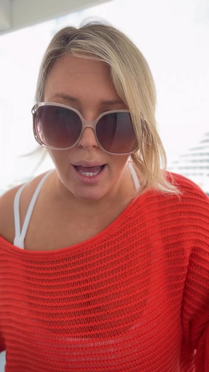 Day 2 on the cruise! Wearing an XXL in the sweater. Plus size, mom life, summer fashion, outfit inspo, casual outfit, apron belly, vacation

#LTKSeasonal #LTKPlusSize #LTKMidsize