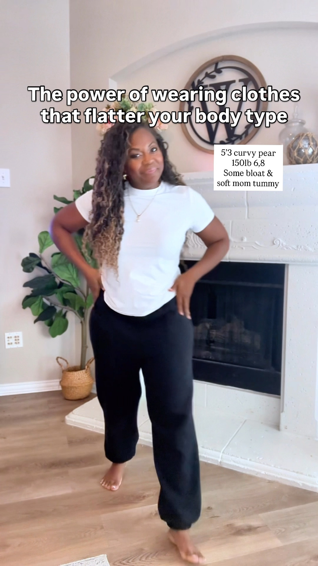 Do you notice what each outfit has in common?? Check it out in the tips below⬇️

✨My size: I’m 5’3 curvy pear shape, soft Mom tummy with occasional bloat, size 6,8 
⚠️TIPS!: A fitted are semi fitted top with a wide leg high-rise bottom works wonders for you if you have a curvier bottom half! 

it draws the eye to your beautiful, curvy shape and a very flattering way! 

Stay tuned for more tips! 

#styletipsforwomen #momstyle #everydaystyle #affordablefashion #falloutfitideas 

#LTKStyleTip #LTKPetite #LTKFindsUnder50