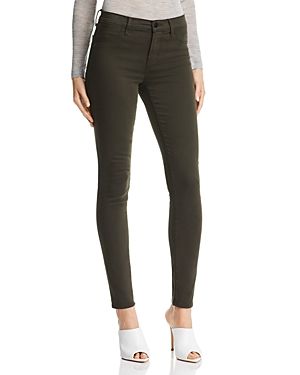 J Brand 485 Super Skinny Luxe Sateen Jeans in Ivy Vine | Bloomingdale's (US)