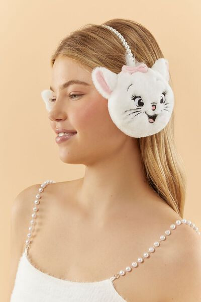 Disney Faux Pearl Marie Earmuffs | Forever 21 (US)