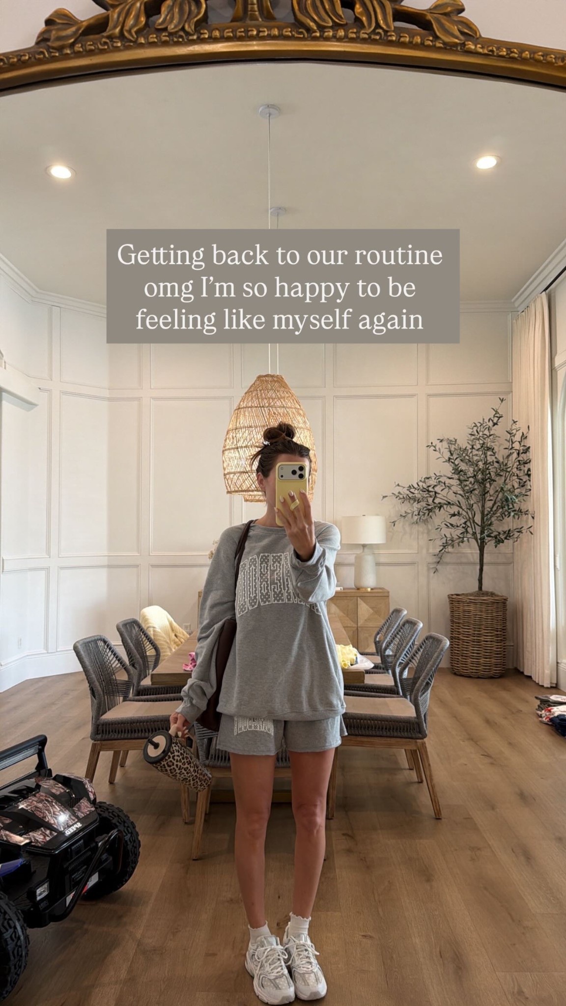 Getting back to our routine omg I’m so happy to be feeling like myself again