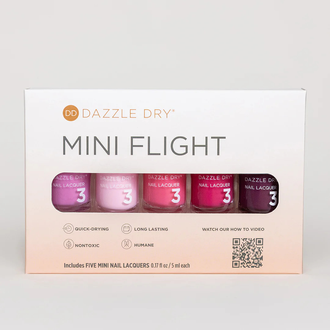 Coronado Mini Flight | Pink Nail Polish Set | Dazzle Dry | Dazzle Dry