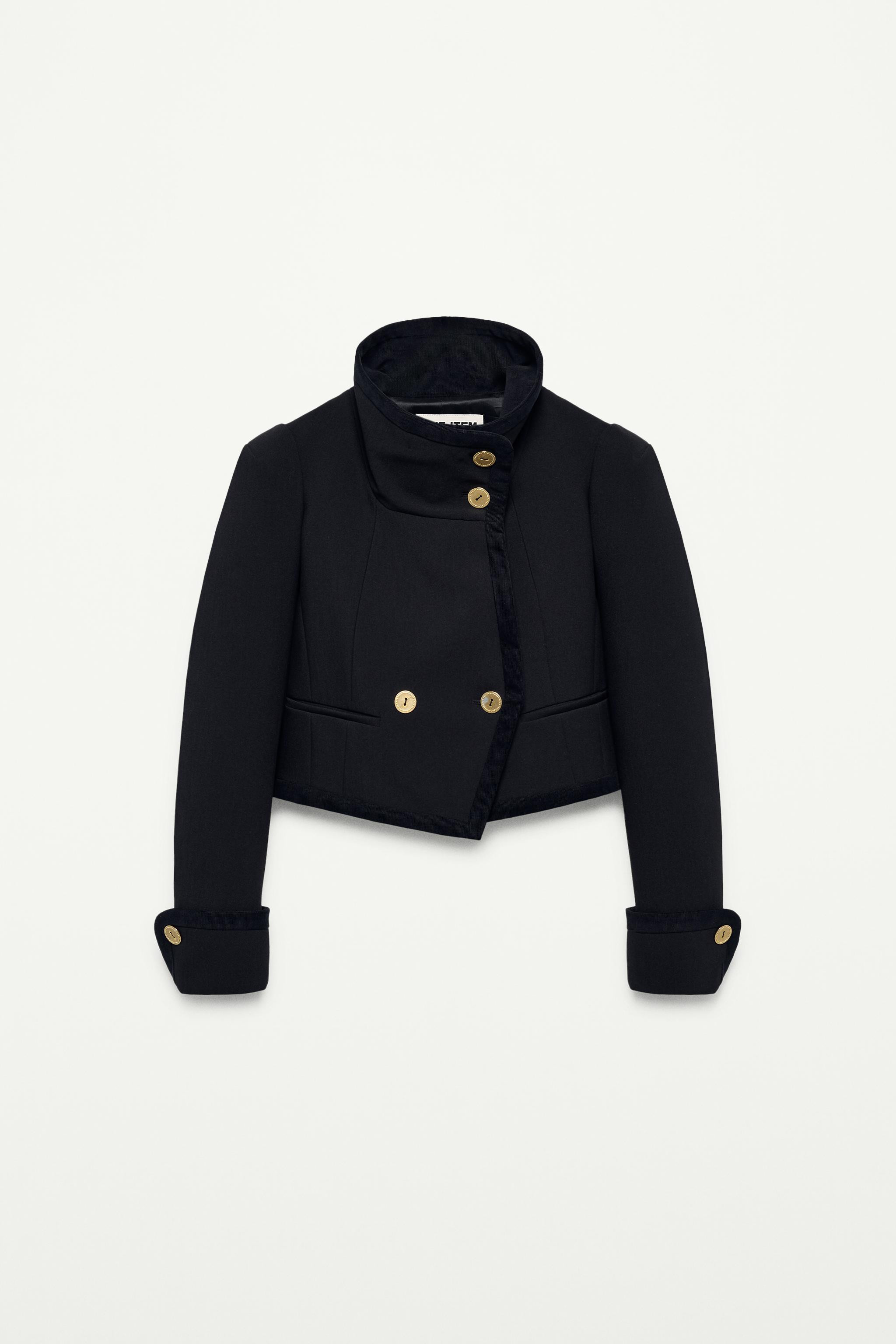 CROPPED BUTTON-UP JACKET - THE ITEM ZARA WOMAN | Zara US