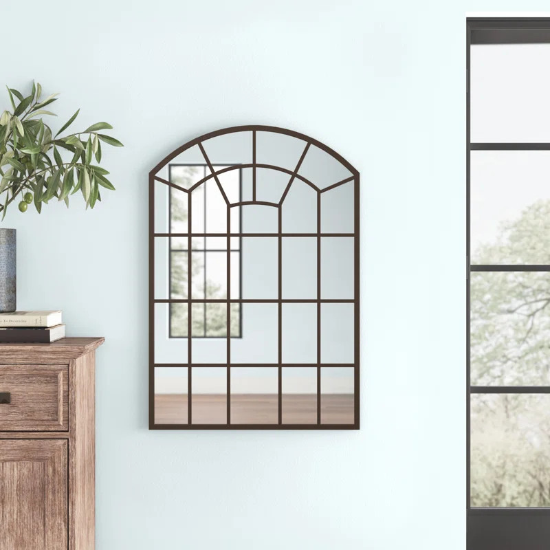 Sleepy Hollow Metal Flat Wall Mirror | Wayfair North America