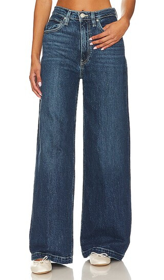 James High Rise Wide Leg in Naval | Revolve Clothing (Global)