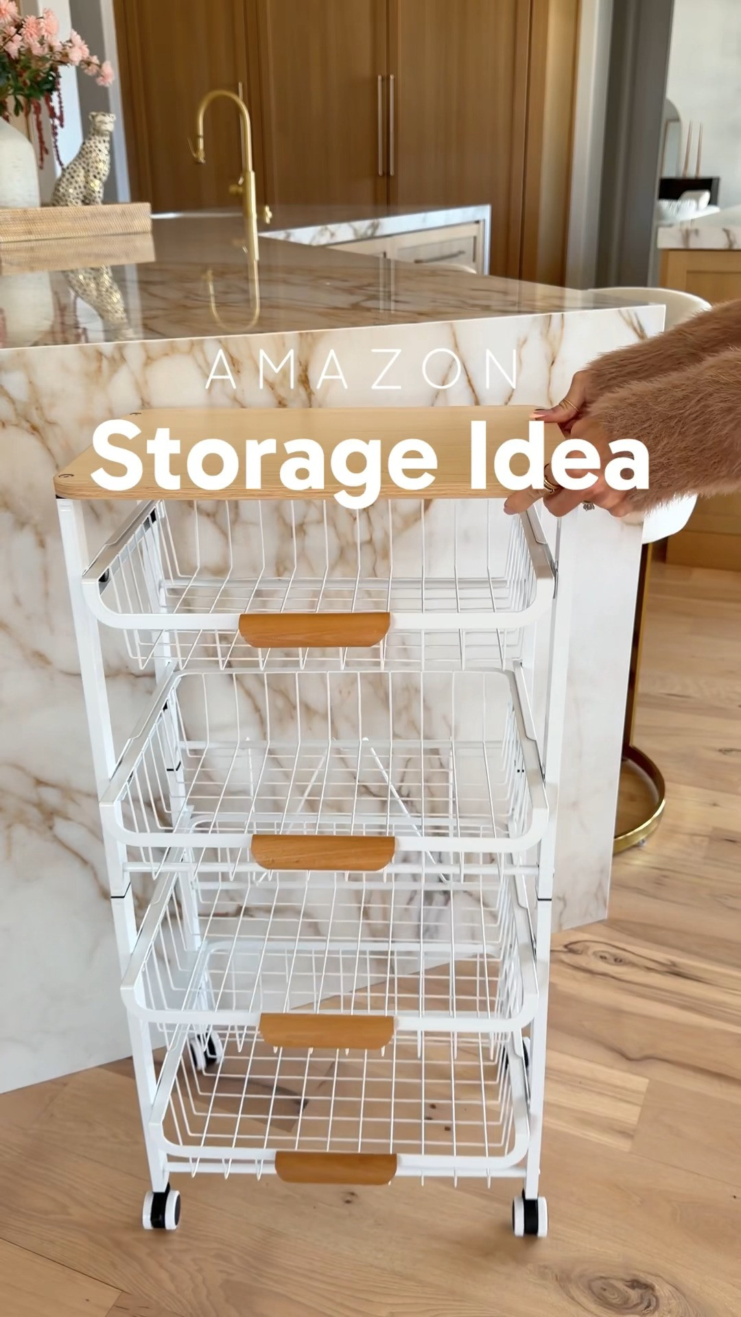 Need more storage? Same. 😂 This 5-layer stackable storage cart is such a smart little space-saver for the kitchen. Use it for fruit, snacks, produce, pantry essentials, or all those random household things that somehow never have a home. 

 #LTKHome