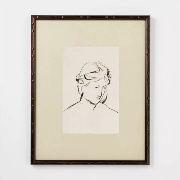 16x20 Line Drawn Portrait Framed Wall Art -
Threshold designed with Studio McGee | Poshmark