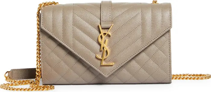 Small Envelope Calfskin Leather Shoulder Bag | Nordstrom