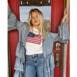boho flag unisex tee | Junk Gypsy Co.
