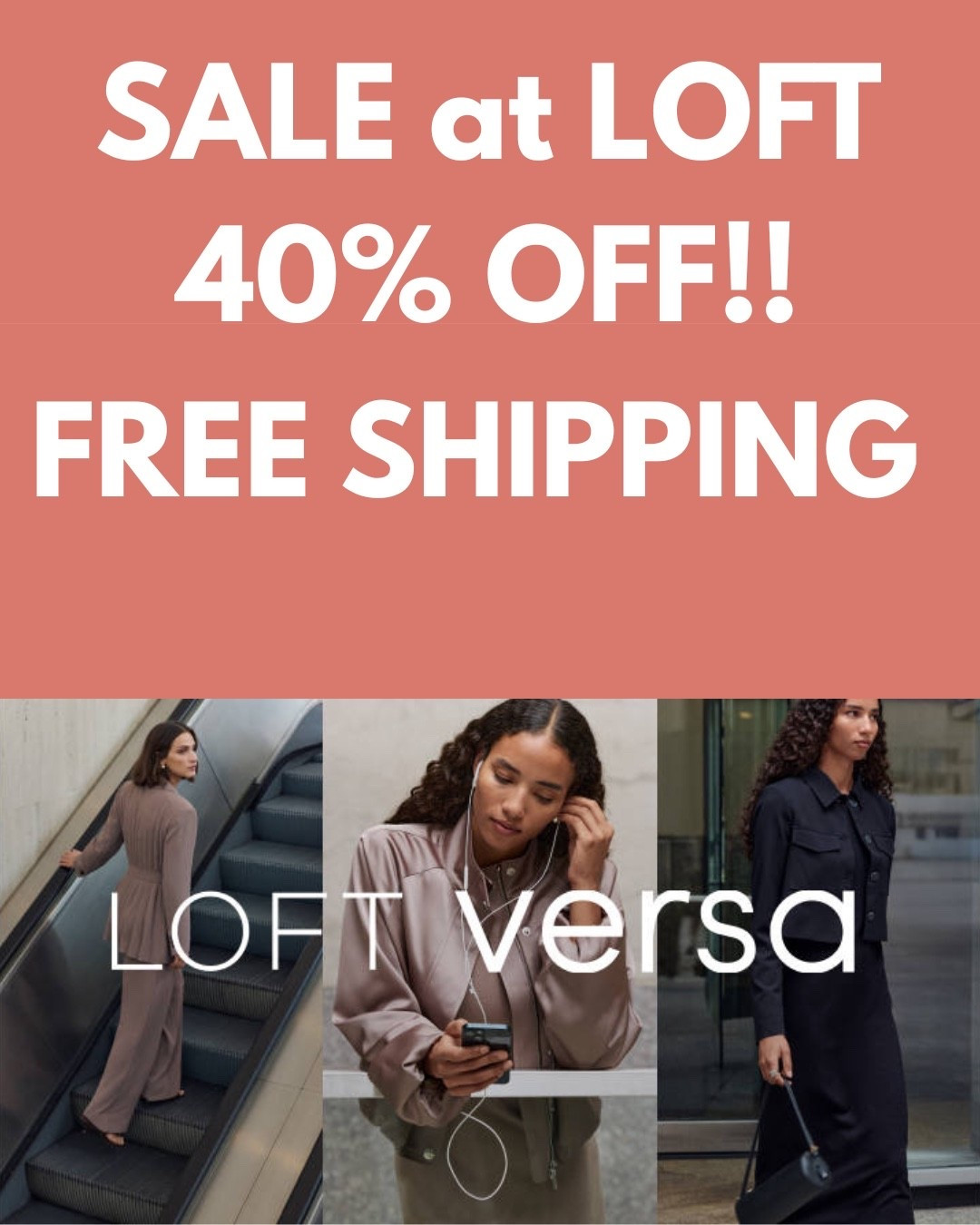 ‼️ SALE at LOFT ‼️ Save 40% OFF !!+ FREE SHIPPING 
Cardholders get an extra 10% OFF 
Click any photo and SAVE!! Would be Appreciated 🫶 

Follow my LTK @fashionistanyc on the @shop.LTK app to view this post and get my exclusive app-only content!

#liketkit #LTKgrwm #LTKSaleAlert #LTKWorkwear #LTKTravel #LTKdayinmylife #LTKootd
@shop.ltk
https://liketk.it/5V3CM
