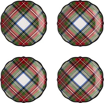 Juliska Set of 4 Stewart Tartan Cocktail Plates | Nordstrom | Nordstrom