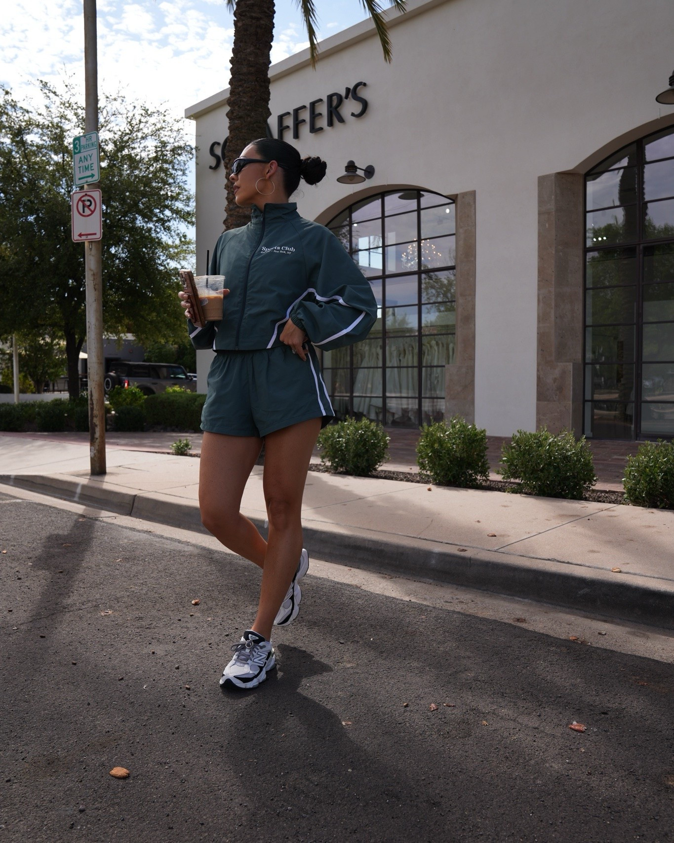 Walmart fashion track jacket set // size XS // women’s active short set