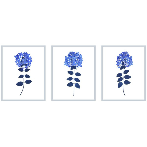 Dried Hydrangea Trio No. 2 | Urban Garden Prints