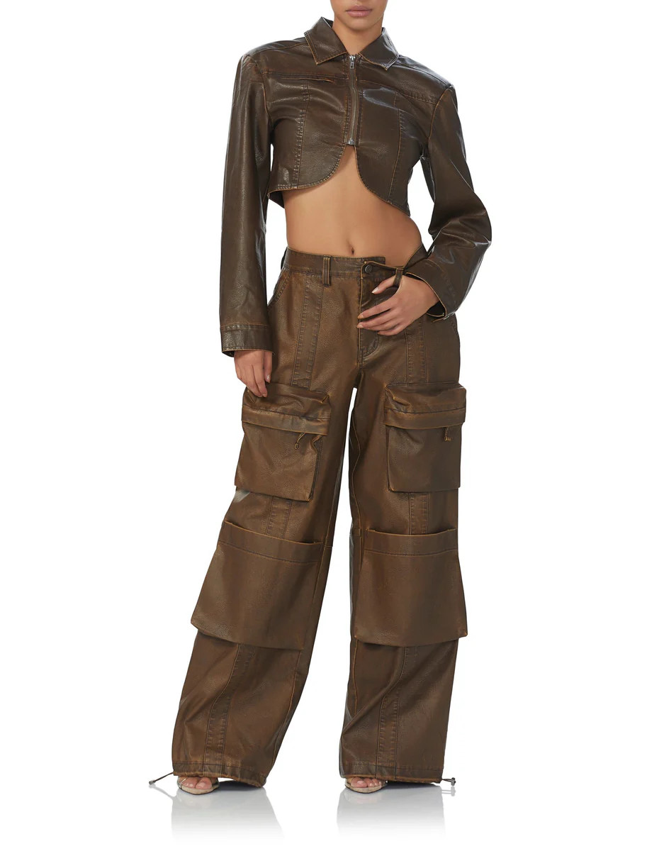 Collins Cargo Pant - Dark Brown | ShopAFRM