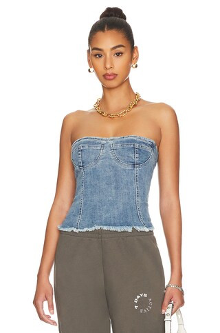 Desa Crop Bustier Top
                    
                    superdown | Revolve Clothing (Global)