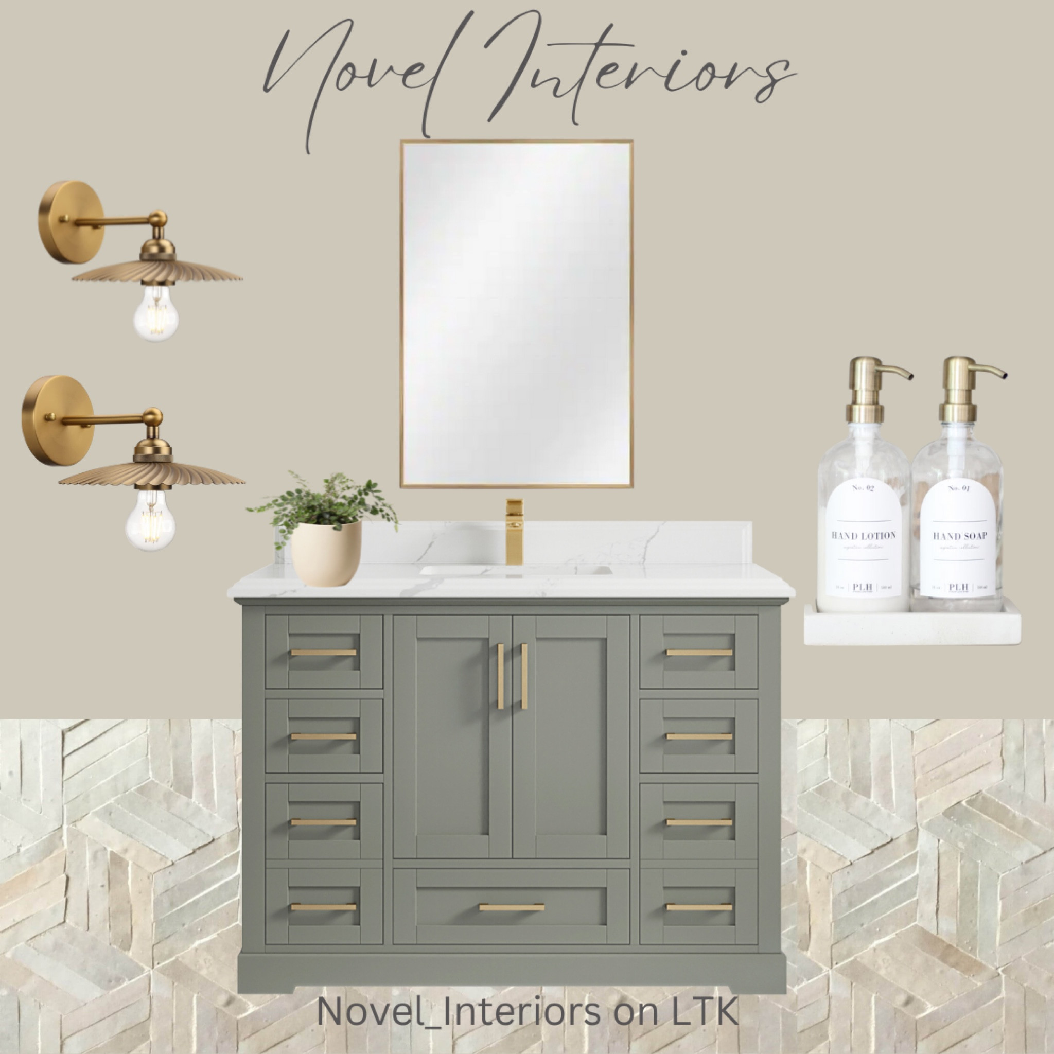 Moroccan Inspired bathroom! The combo of green with the texture of that tile is beautiful  

#LTKeurope #LTKstyletip #LTKhome