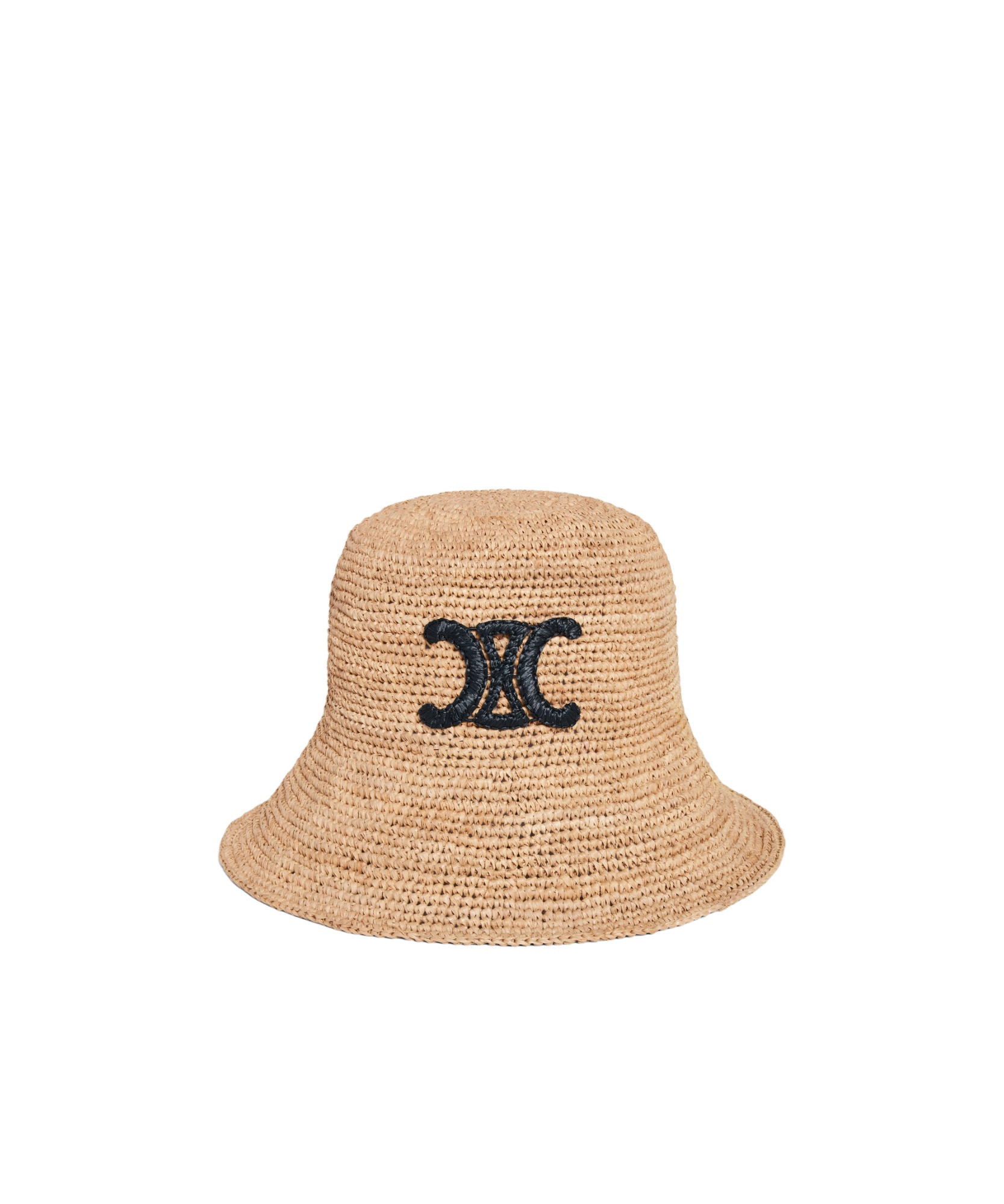 triomphe bucket hat in raffia | Senser US