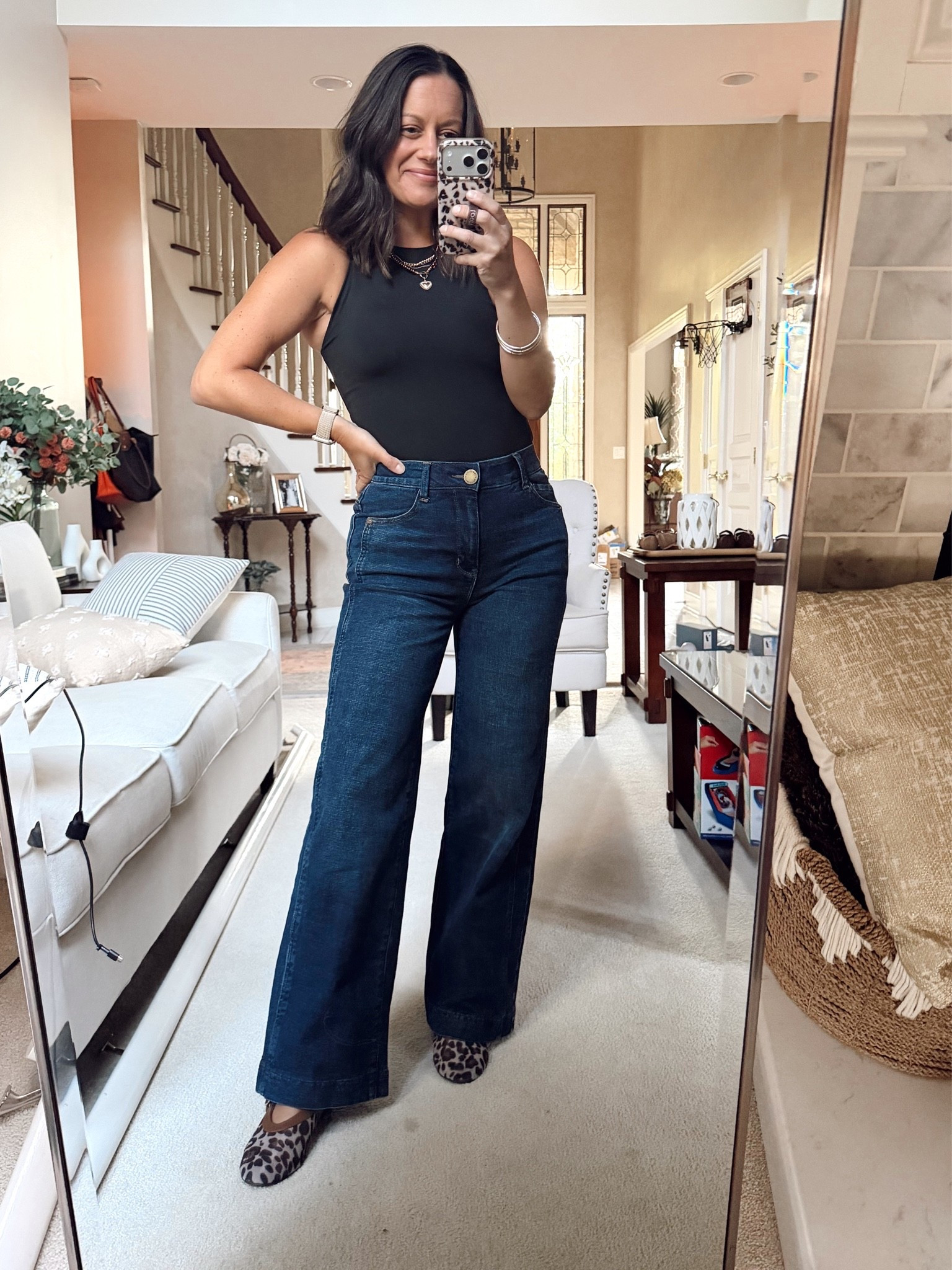 Date night outfit idea! Jena arum big! Size down 1 or 2! Bodysuit runs true to size.

#LTKmomlife #LTKootd #LTKOver40
