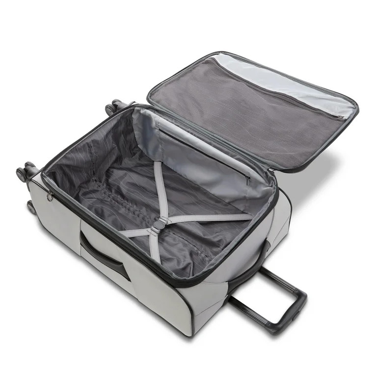 American Tourister X-Lite 3-Piece Luggage Set with Spinner Wheels - Light Grey | Walmart (US)