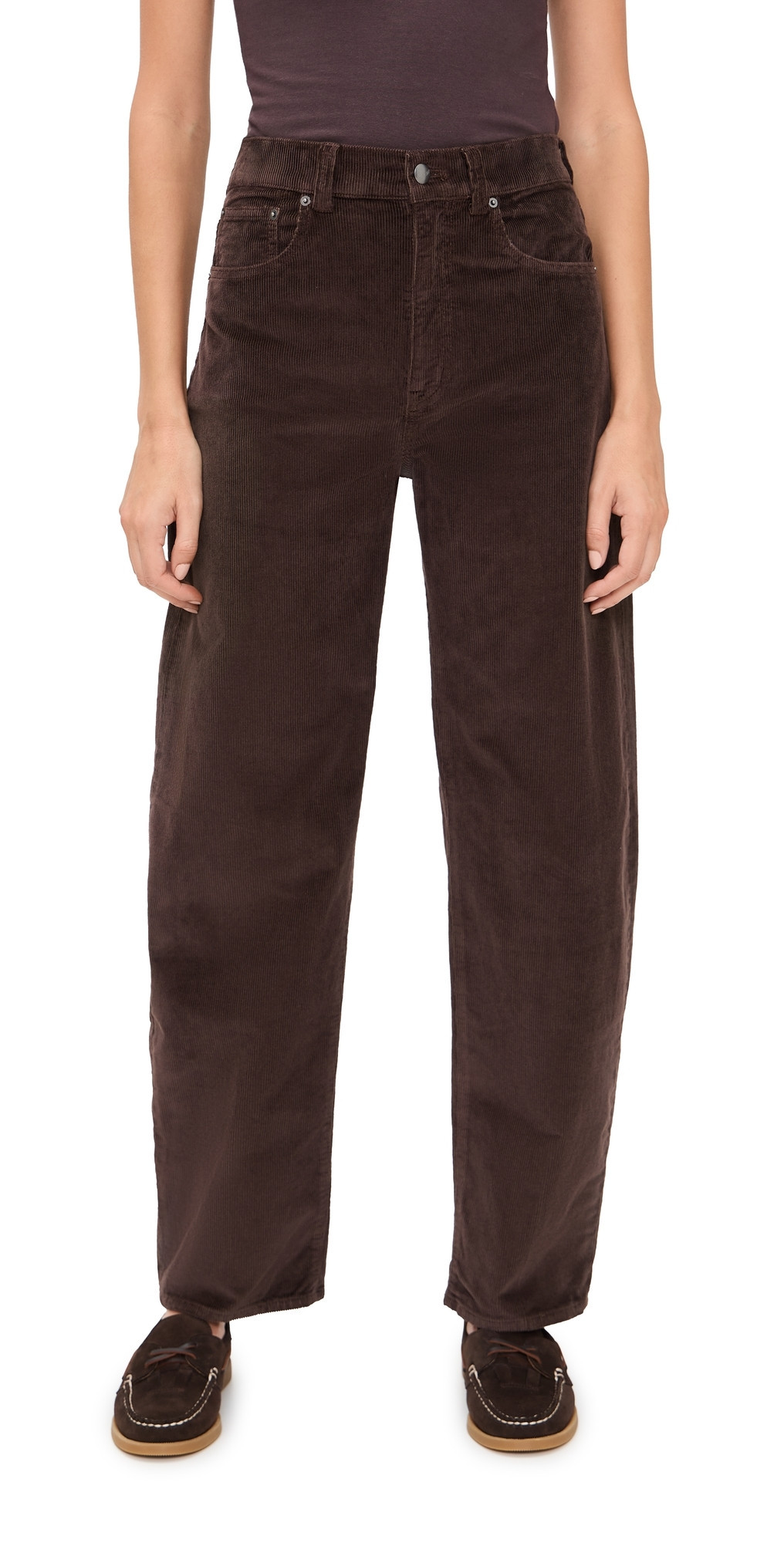 Madewell The Balloon Pants in Corduroy Dark Carob 29 | Shopbop