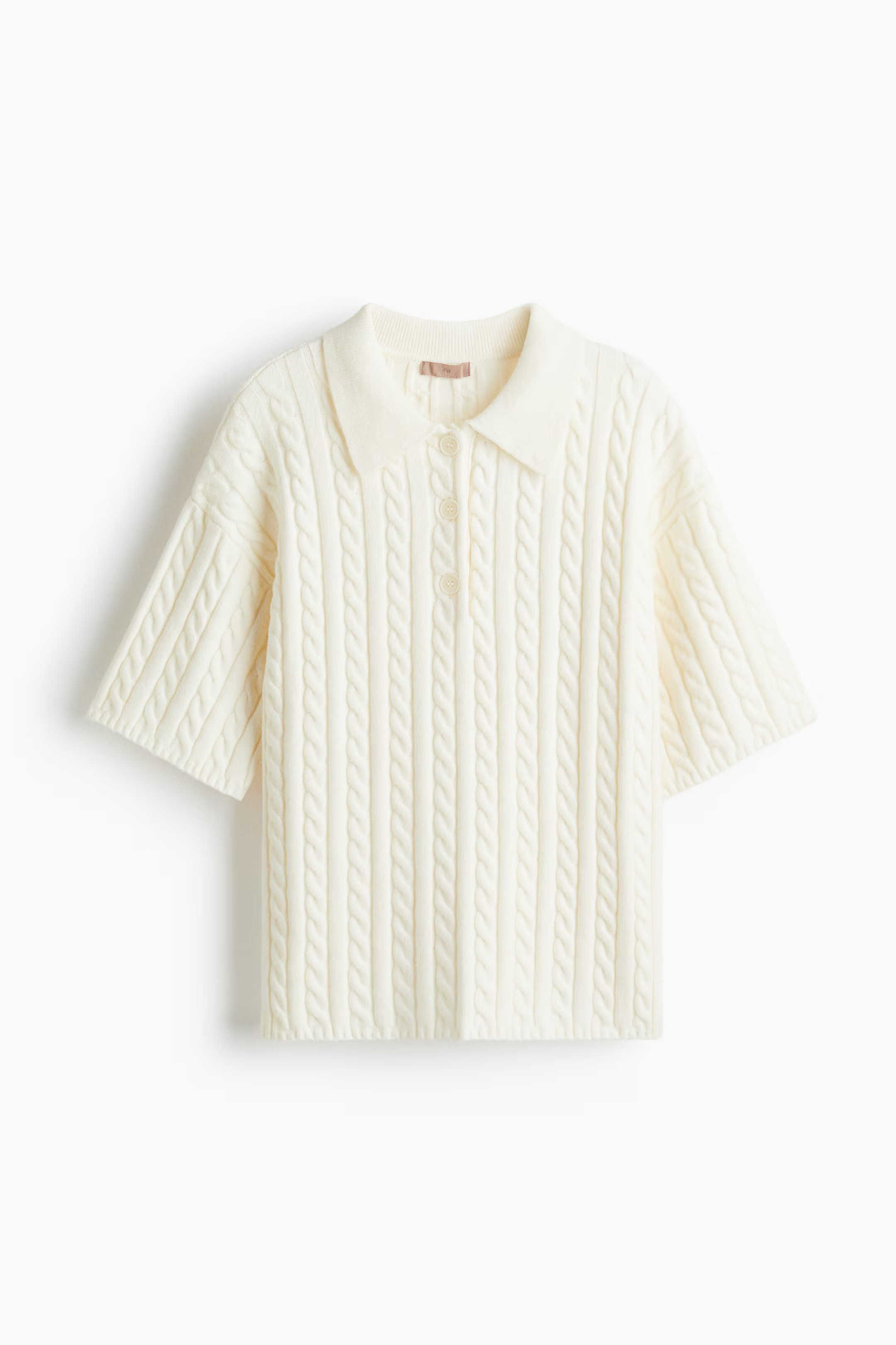 Cable-knit polo shirt | H&M (UK, MY, IN, SG, PH, TW, HK)