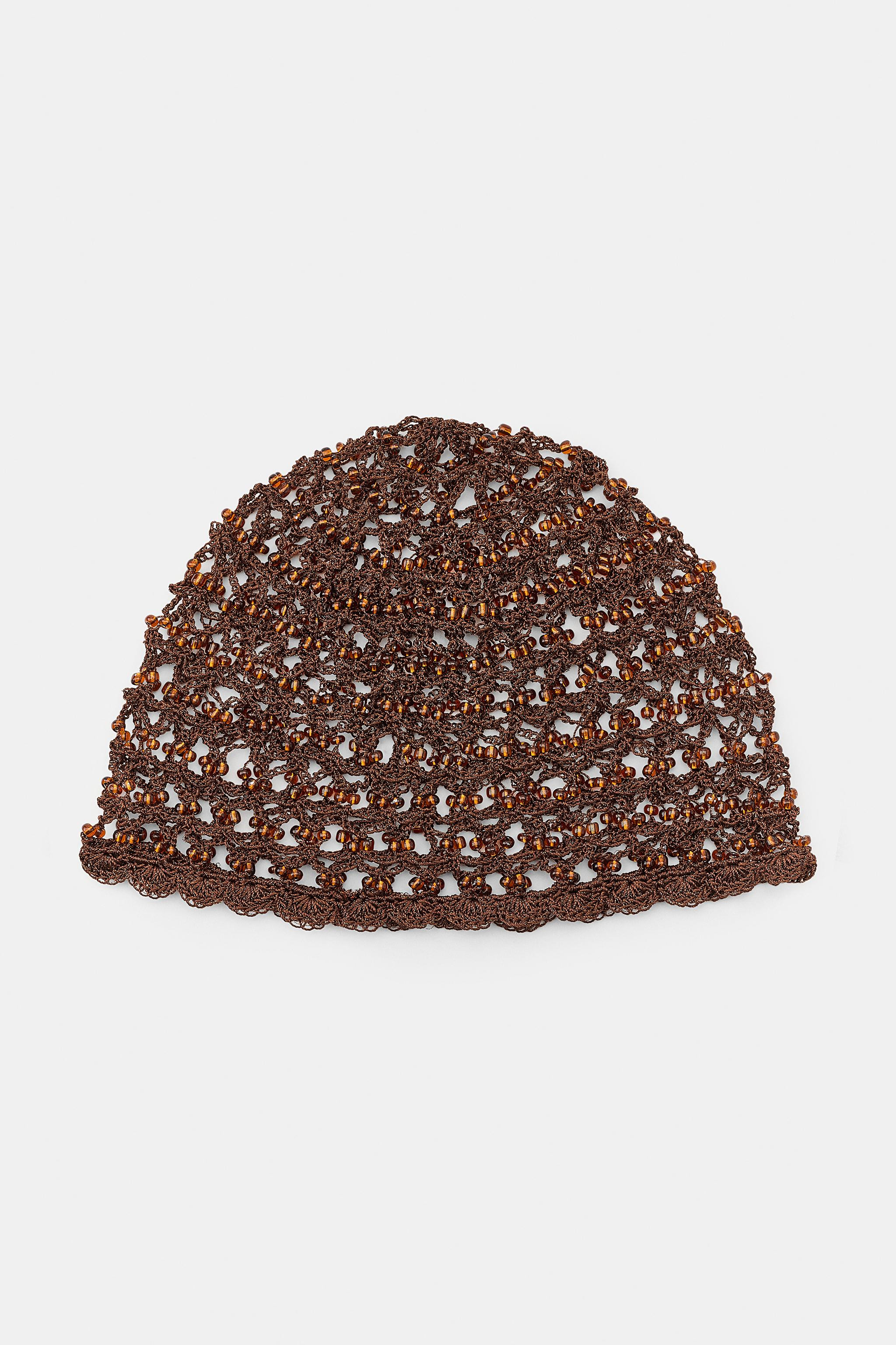 CROCHET BEADED SKULLCAP | Zara UK