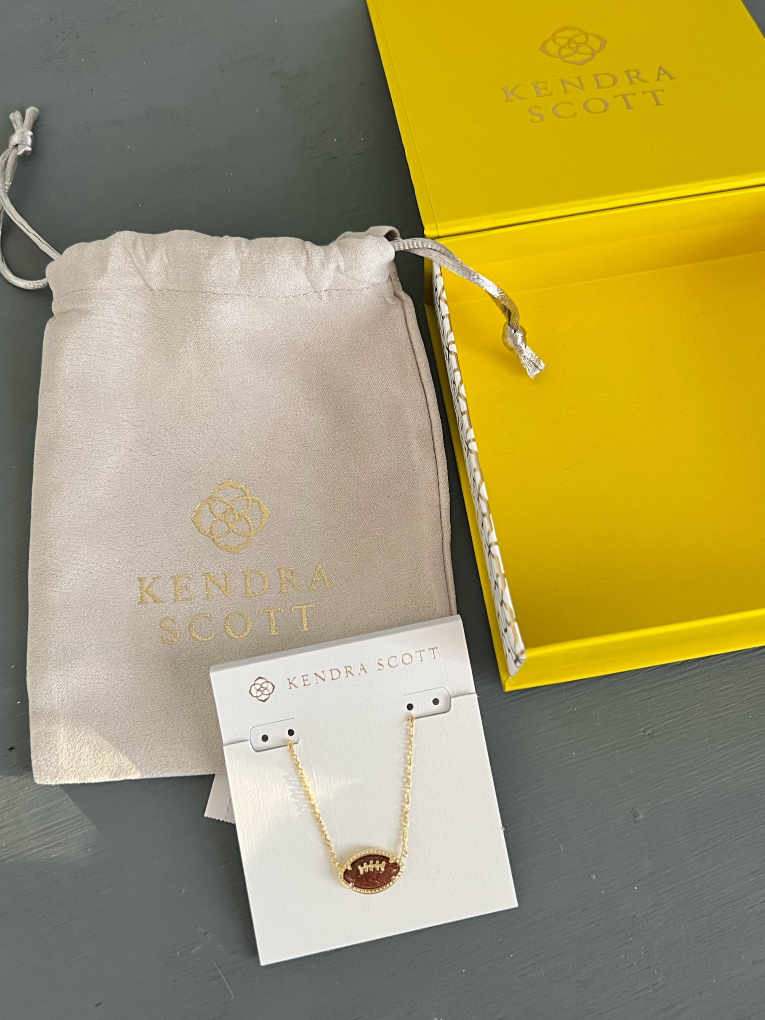 Kendra Scott Football Necklace, football, gameday

#LTKfindsunder100 #LTKSeasonal #LTKstyletip