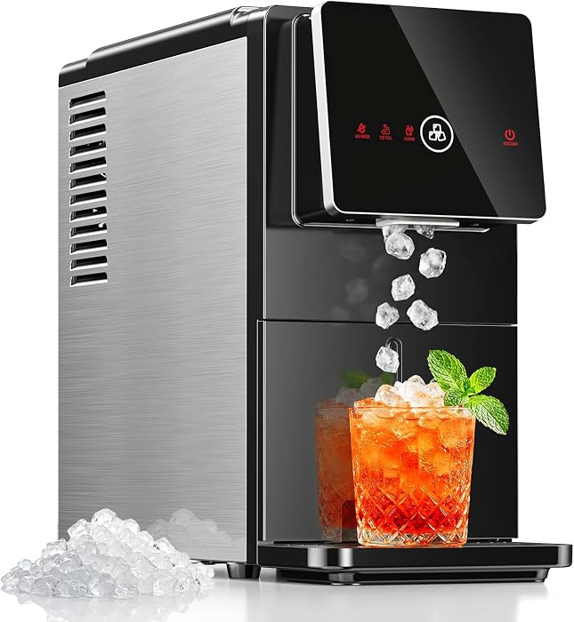 Electactic Nugget Ice Makers Countertop, Portable Ice Maker with Self-Cleaning, 35Lbs Per Day, Se... | Amazon (US)