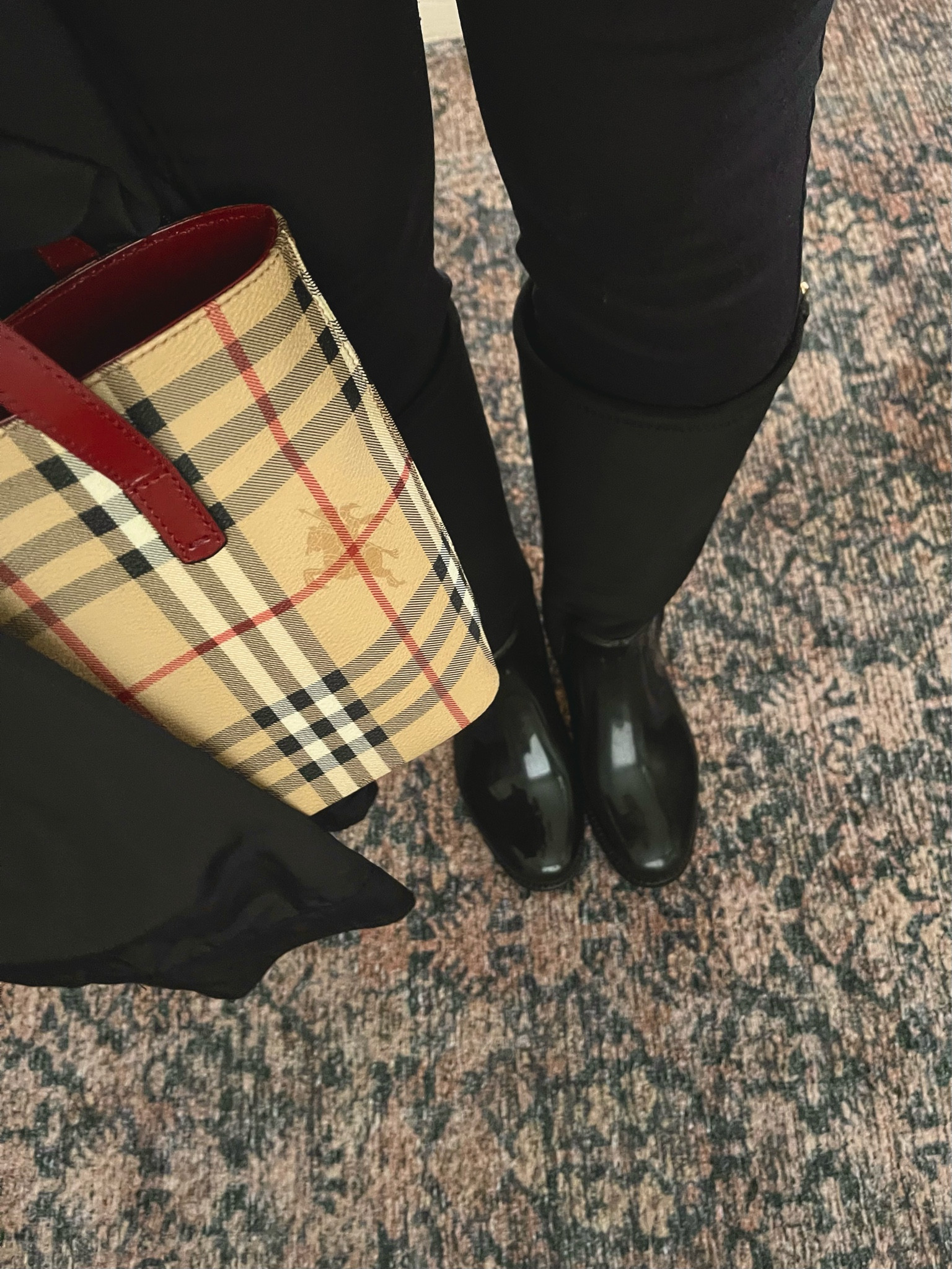Cute rain boots are sold out & my handbag is vintage, I tagged some alternatives | petite mom with a passion for sharing beauty, fashion, & home inspo | Follow @jully.gabriely on Instagram #momstyle #minimalistic #styleinspo #LTKMostLoved  

#LTKShoeCrush #LTKStyleTip #LTKU