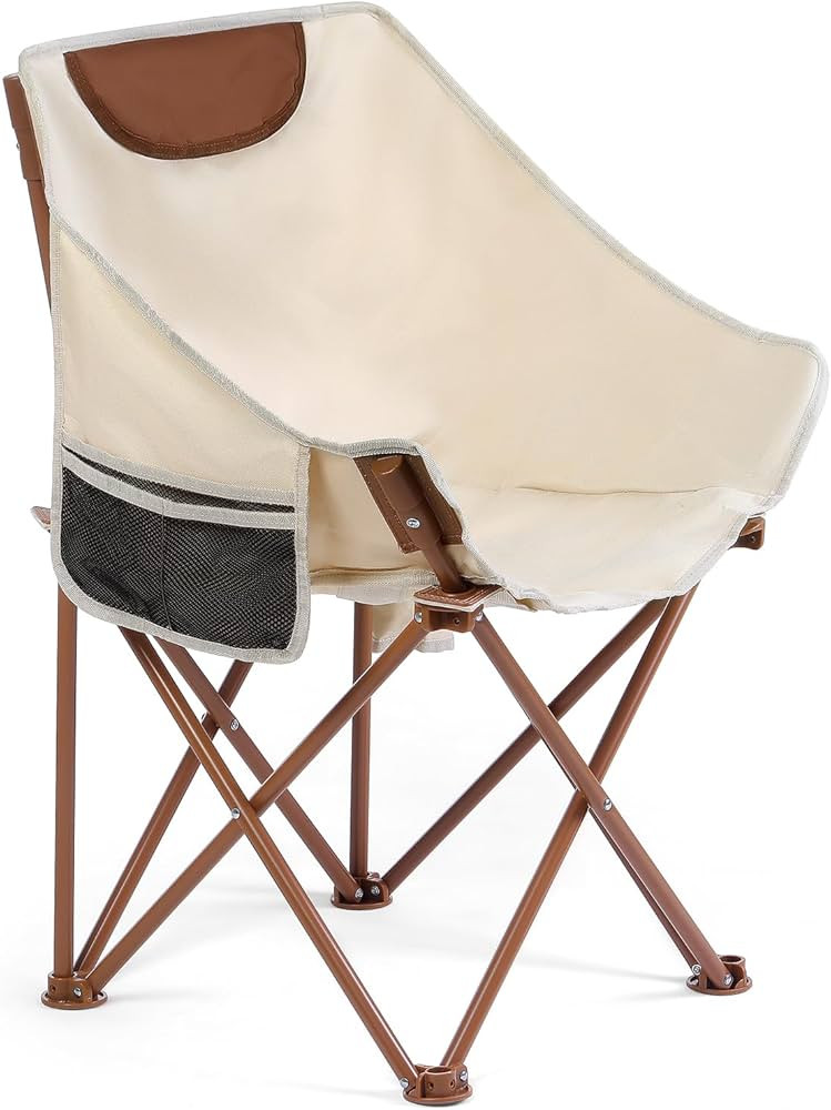 Folding Camping Chairs | Portable and Heavy Duty Camping Chairs with Cup Holders and Carry Bag, S... | Amazon (US)