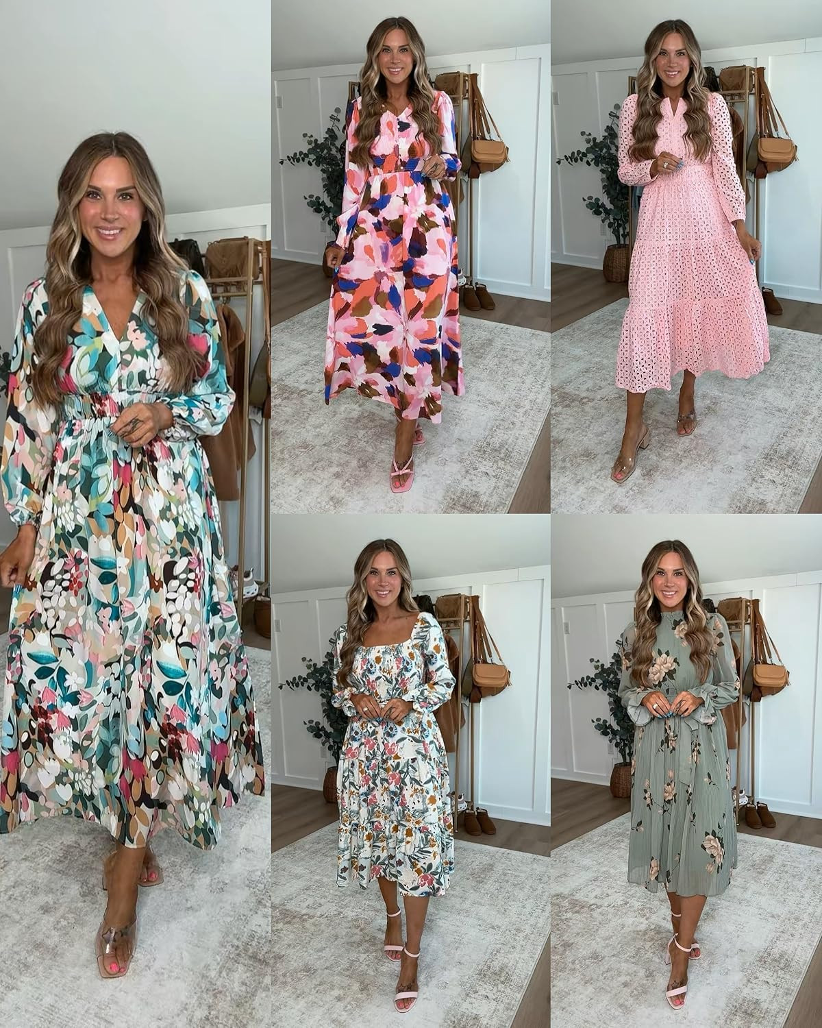 These maxi dresses with floral prints or eyelet detailing are absolutely perfect for any shower, wedding guest dress, or event you have happening this season! Finishing the look with the best heels.  

 #LTKootd #LTKSeasonal #LTKWedding
