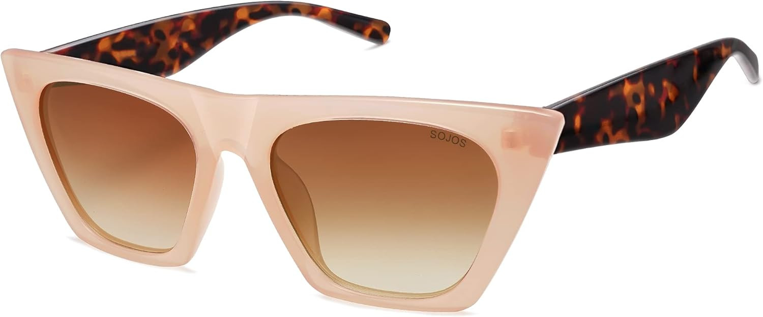 SOJOS Oversized Square Cateye Polarized Sunglasses for Women Men Big Trendy Sunnies | Amazon (US)