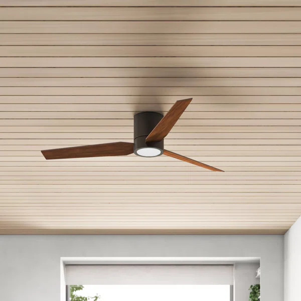 56'' Jezebel 3 - Blade LED Standard Ceiling Fan with Remote Control and Light Kit Included | Wayfair North America